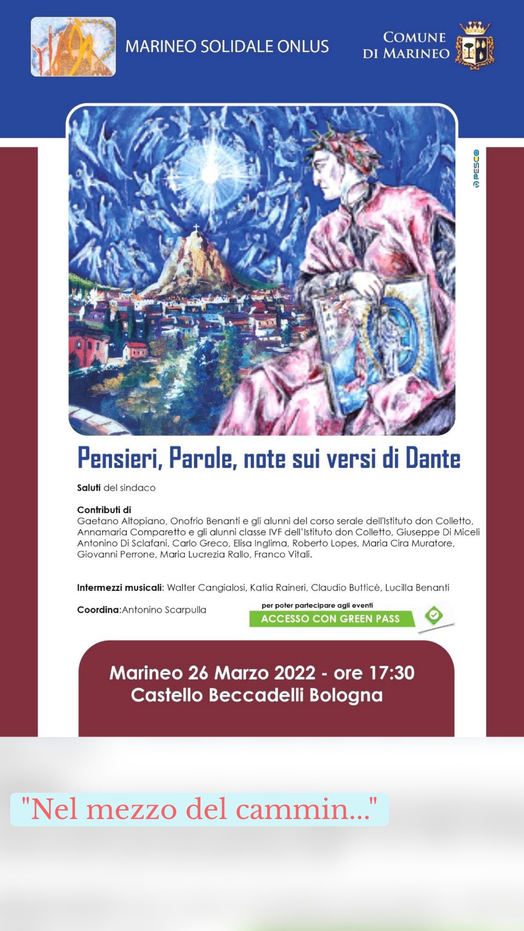 "Nel mezzo del cammin..."